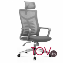 Кресло SitUp DELTA Grey chrome (сетка Grey/Grey)